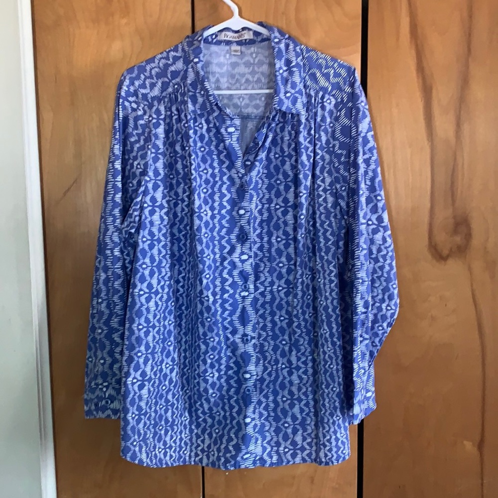 Roaman’s long sleeved blouse
